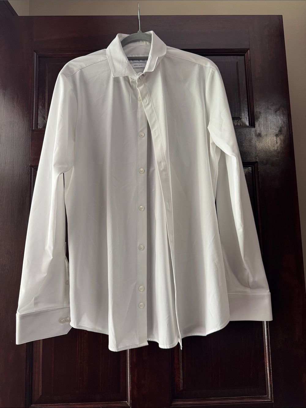 Mizzen+Main White Long-Sleeve Dress Shirt